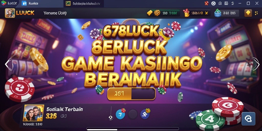 Tampilan gameplay menarik dari 678LUCK dengan berbagai permainan Kasino.