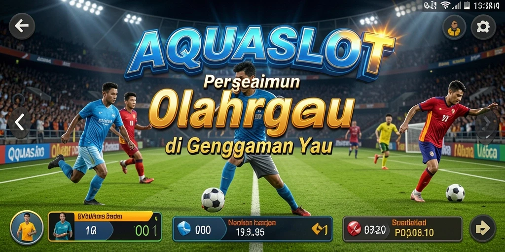 Tangkapan layar AQUASLOT menampilkan aksi olahraga yang mendebarkan dan grafis menawan.