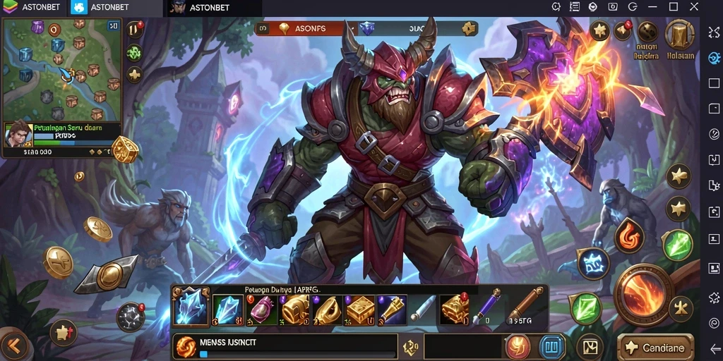 Tampilan gameplay seru dalam dunia ARPG ASTONBET.