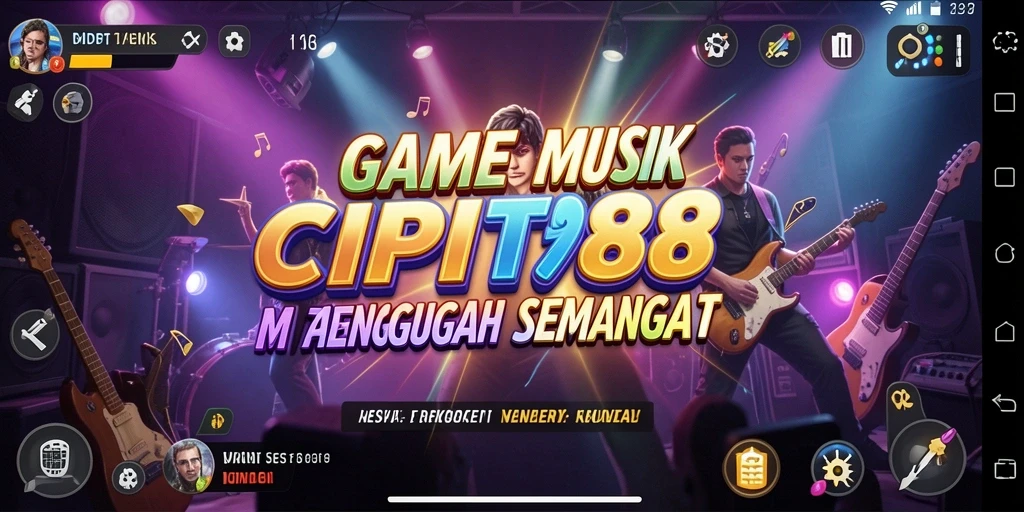 Tampilan gameplay <strong>CIPIT88</strong> yang menarik dan interaktif saat bermain musik.