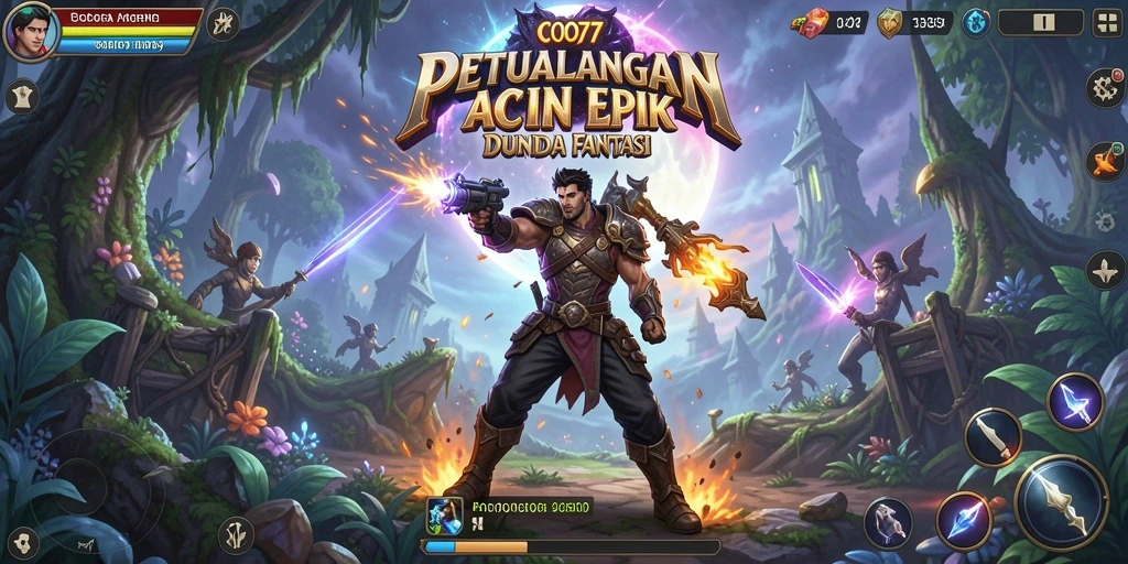 Tampilan dinamika pertarungan dalam COO77 yang memukau.