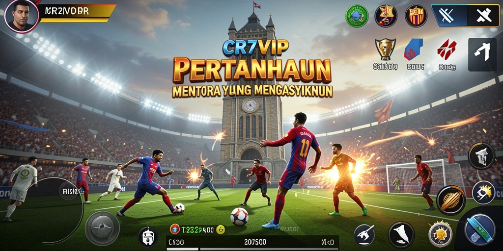 Gameplay menarik dari CR7VIP dengan menara strategis yang melawan musuh.