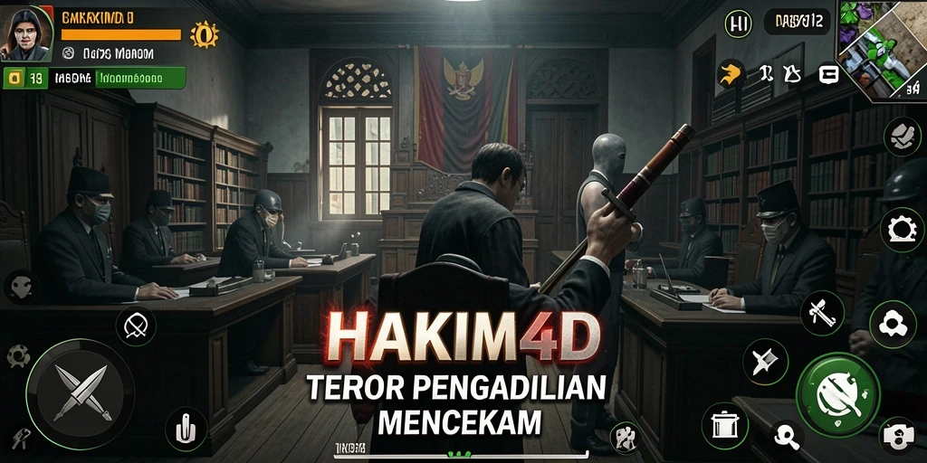 Gameplay menegangkan di HAKIM4D dengan suasana horor yang kental.