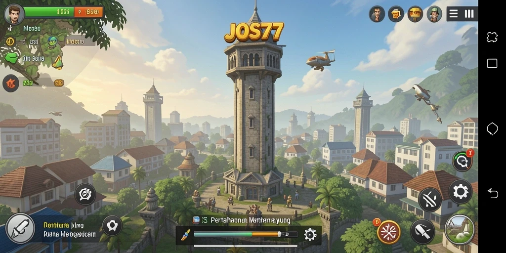 Gameplay menawan dari JOS77 dalam Tower Defense penuh aksi.