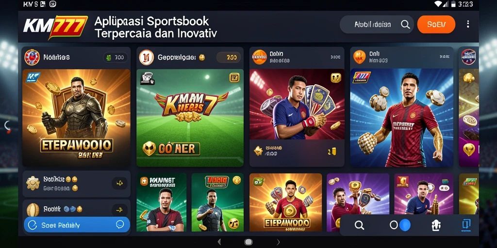 Tampilan gameplay menarik dan interaktif di KM777.