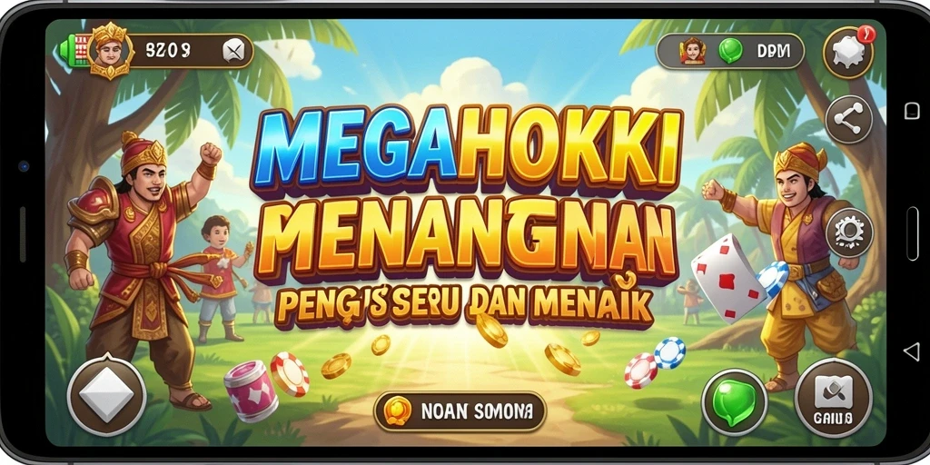 Screenshot gameplay MEGAHOKI yang menampilkan aksi seru dalam permainan TPS.