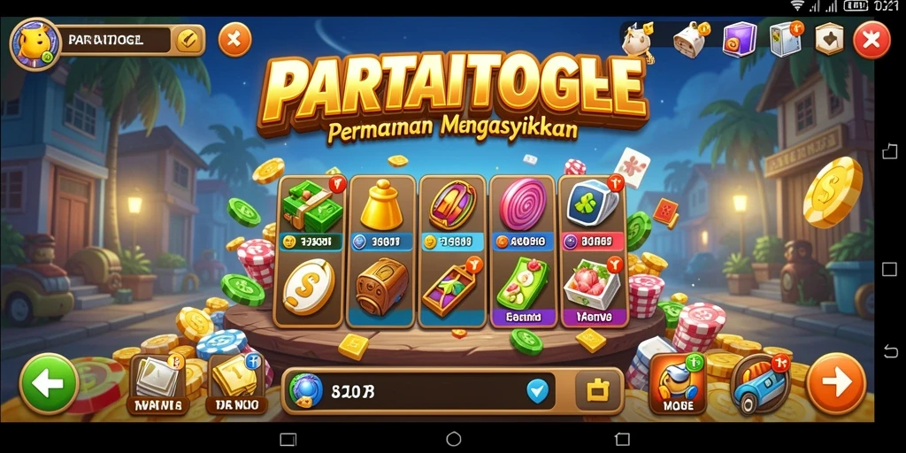 Tampilan gameplay PARTAITOGEL yang menarik dan interaktif.