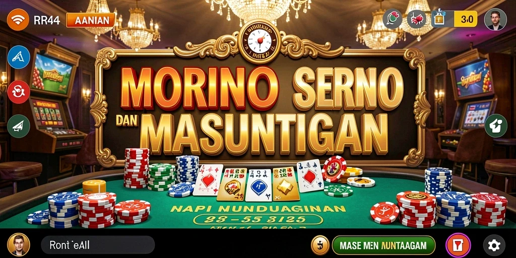 Screenshot utama RR44 yang menunjukkan gameplay Kasino yang mengasyikkan.