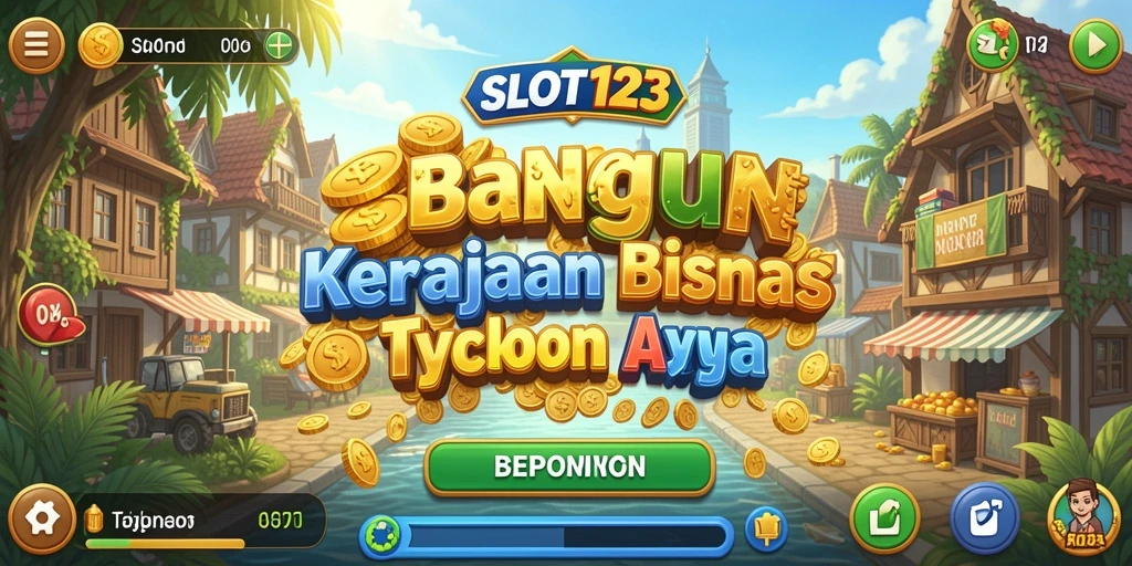 Tampilan menarik gameplay <strong>SLOT123</strong> dengan elemen Tycoon yang mengasyikkan.