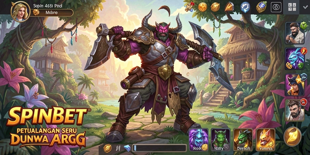 Screenshot gameplay ARPG yang memukau dan penuh aksi di SPINBET.