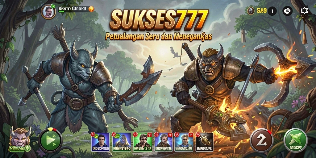 Tangkapan layar gameplay seru dari SUKSES777 dalam aksi petualangan.