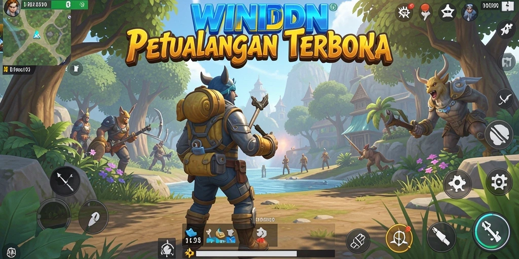 Tampilan gameplay seru dalam dunia terbuka WINIDN.